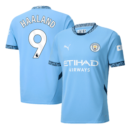 HAALAND #9 Manchester City Koszulka domowa piłkarska 2024/25 - Topowe Koszulki Pilkarskie Sklep Internetowy