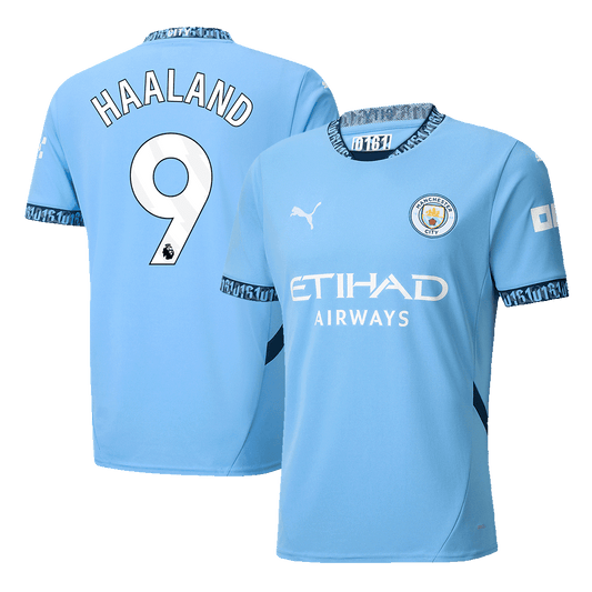 HAALAND #9 Manchester City Koszulka domowa piłkarska 2024/25 - Topowe Koszulki Pilkarskie Sklep Internetowy