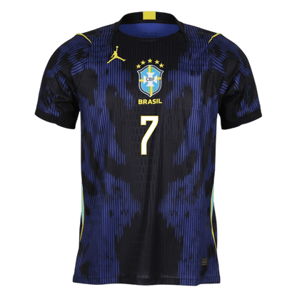 Męska koszulka Brazylii wyjazdowa VINI JR. #7 wersja zawodnicza – Mundial 2026