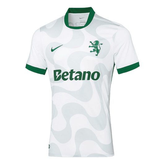 Męska Alternatywna Koszulka Sporting CP 25/26 Biała - Topowe Koszulki Pilkarskie Sklep Internetowy