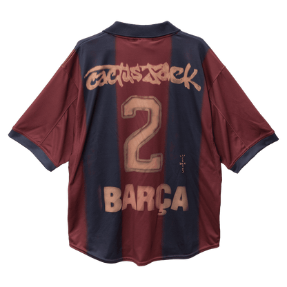 Męska Koszulka Retro Domowa Barcelona X CJ 2000/01 - Topowe Koszulki Pilkarskie Sklep Internetowy
