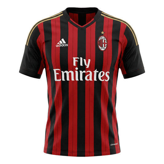 Męska Koszulka Retro Domowa AC Milan 2013/14