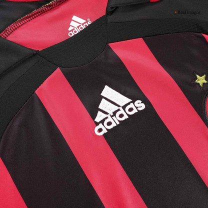Męska koszulka piłkarska z długim rękawem Retro MALDINI #3 2006/07 AC Milan Home - Topowe Koszulki Pilkarskie Sklep Internetowy