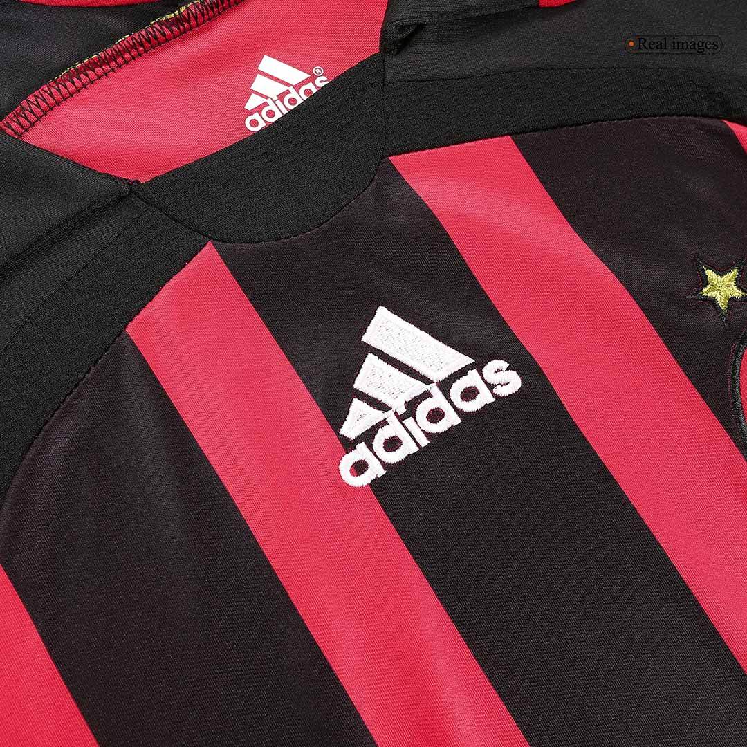 Męska Koszulka Retro Domowa AC Milan RONALDO #99 2006/07 z Długim Rękawem - Topowe Koszulki Pilkarskie Sklep Internetowy