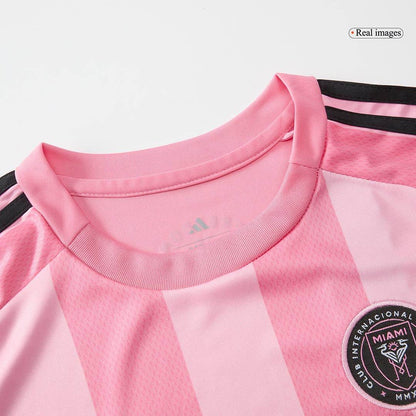 Dziecięcy Zestaw Domowy Inter Miami CF (Koszulka+Spodenki) 2025 - Topowe Koszulki Pilkarskie Sklep Internetowy