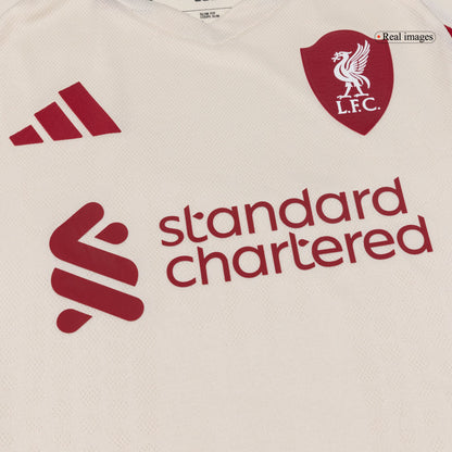 Męska Koszulka Wyjazdowa Liverpool SZOBOSZLAI #8 Wersja Piłkarska 2025/26 - Slim Fit