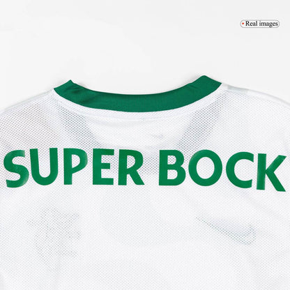 Męska Alternatywna Koszulka Sporting CP 25/26 Biała - Topowe Koszulki Pilkarskie Sklep Internetowy