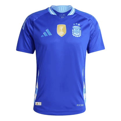 Męska Koszulka Wyjazdowa Argentyna MESSI #10 Wersja Piłkarska 2024 - Slim Fit - Topowe Koszulki Pilkarskie Sklep Internetowy