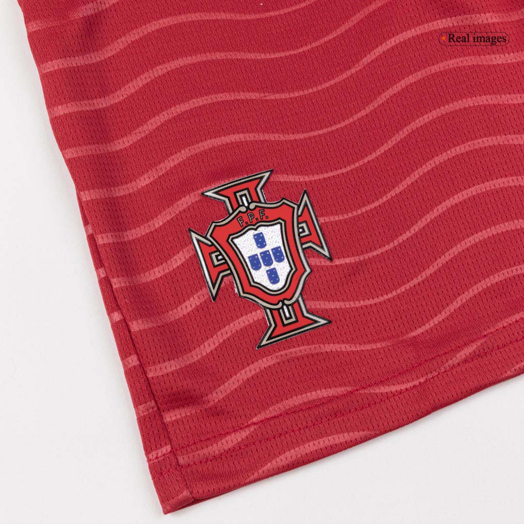 Dziecięcy zestaw Portugalii domowa RONALDO #7 (Koszulka+Spodenki) - Mundial 2026 [PREMIUM]