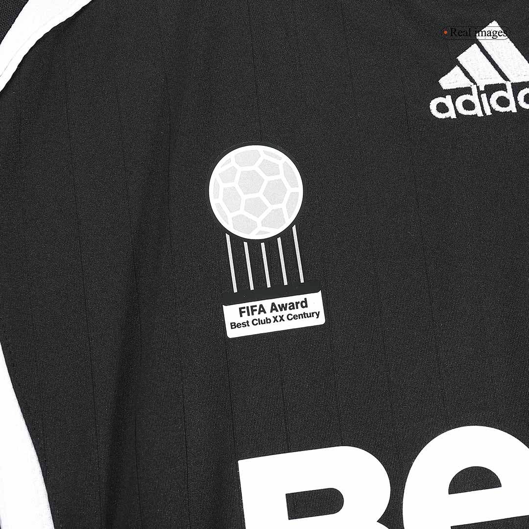 Męska Koszulka Retro Wyjazdowa Real Madrid SERGIO RAMOS #4 2006/07 z Długim Rękawem - Topowe Koszulki Pilkarskie Sklep Internetowy