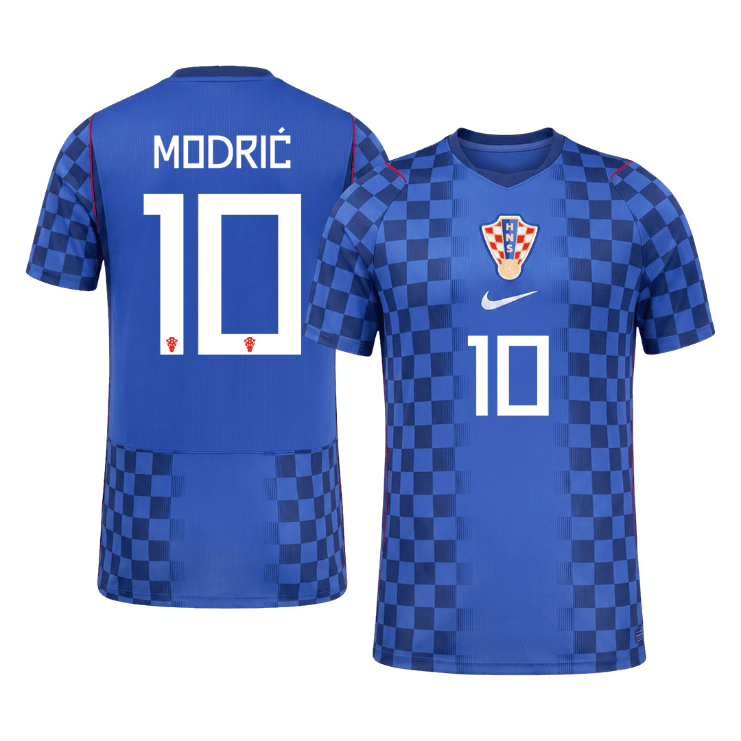Męska koszulka Chorwacji wyjazdowa MODRIĆ #10 - Mundial 2026