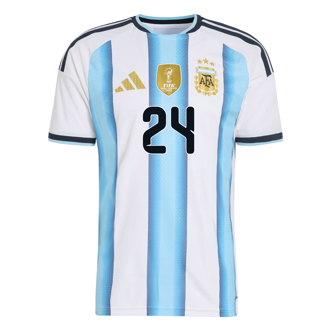 Męska koszulka Argentyny domowa E. FERNÁNDEZ #24 wersja zawodnicza - Mundial 2026