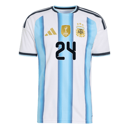 Męska koszulka Argentyny domowa E. FERNÁNDEZ #24 wersja zawodnicza - Mundial 2026