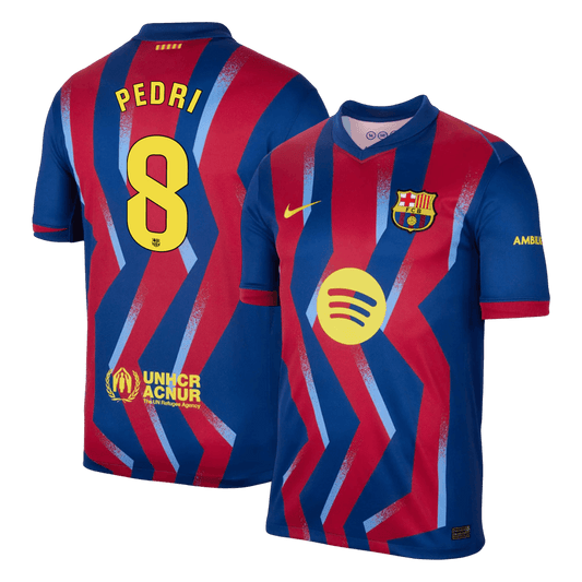 Męska Koszulka Czwarta Wyjazdowa Barcelona PEDRI #8 2025/26