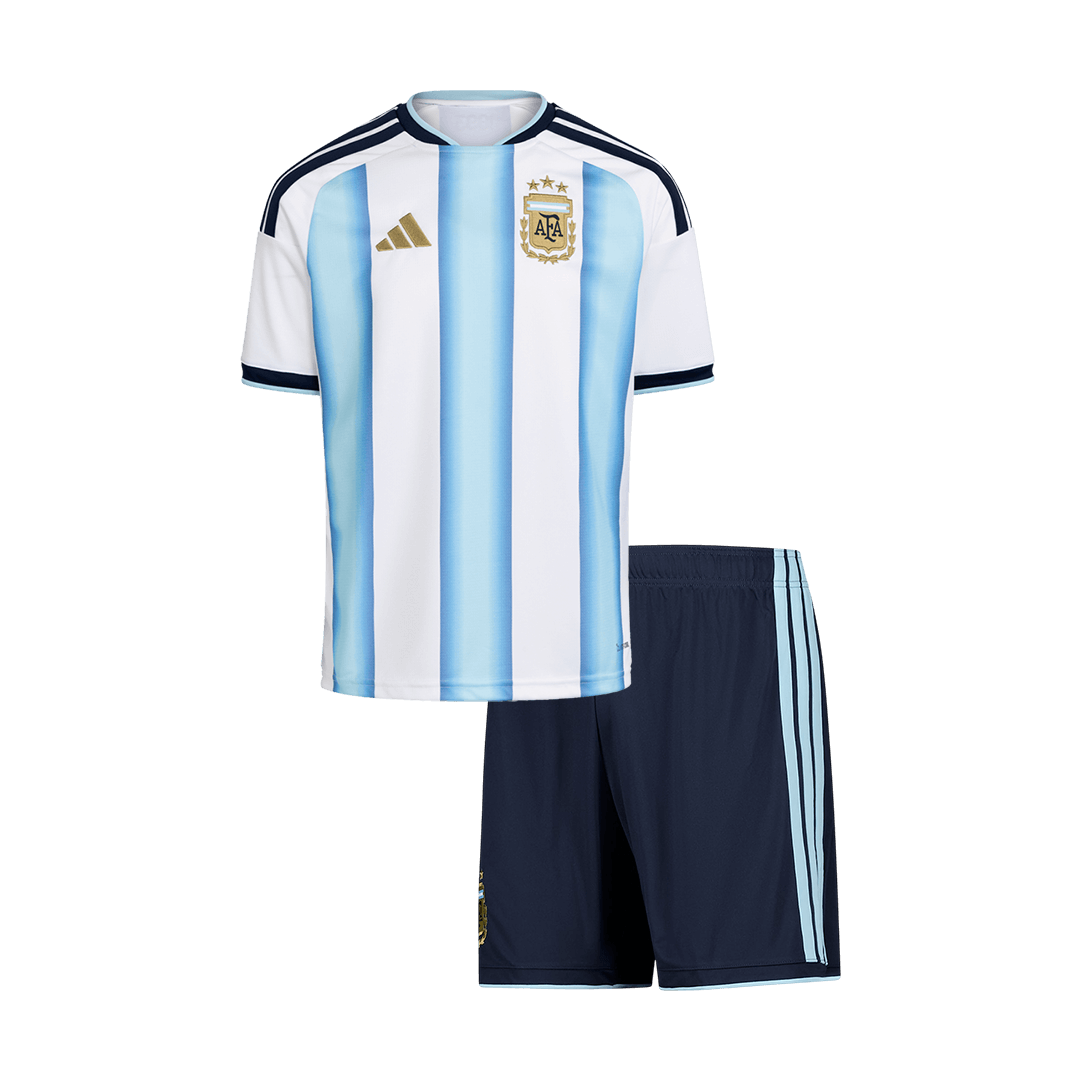 Dziecięcy Zestaw Domowa Argentina (Koszulka+Spodenki) 2025/26