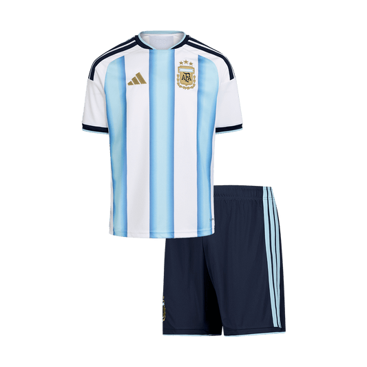 Dziecięcy Zestaw Domowa Argentina (Koszulka+Spodenki) 2025/26