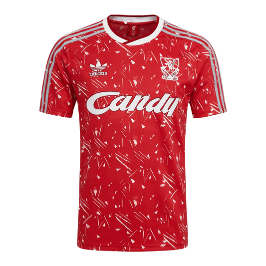 Męska Koszulka Retro Domowa Liverpool 1989/91