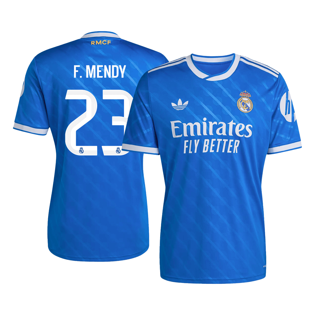 Męska Koszulka Trzecia Wyjazdowa Real Madrid F. MENDY #23 2025/26