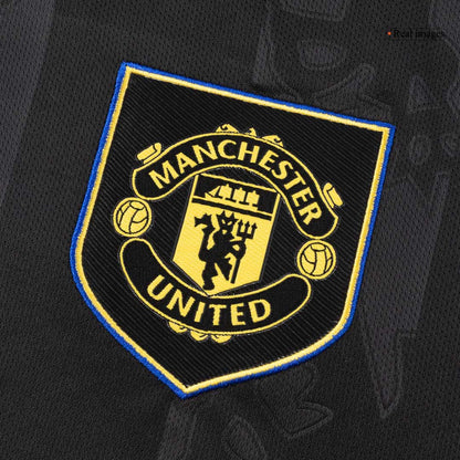 Męska Koszulka Trzecia Wyjazdowa Manchester United 2025/26 z Długim Rękawem