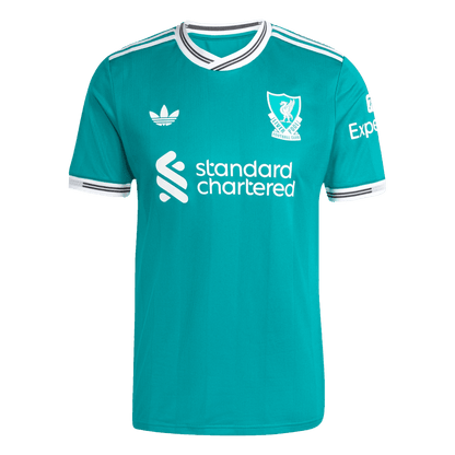 Męska Koszulka Trzecia Wyjazdowa Liverpool Wersja Piłkarska 2025/26 - Slim Fit - Topowe Koszulki Pilkarskie Sklep Internetowy