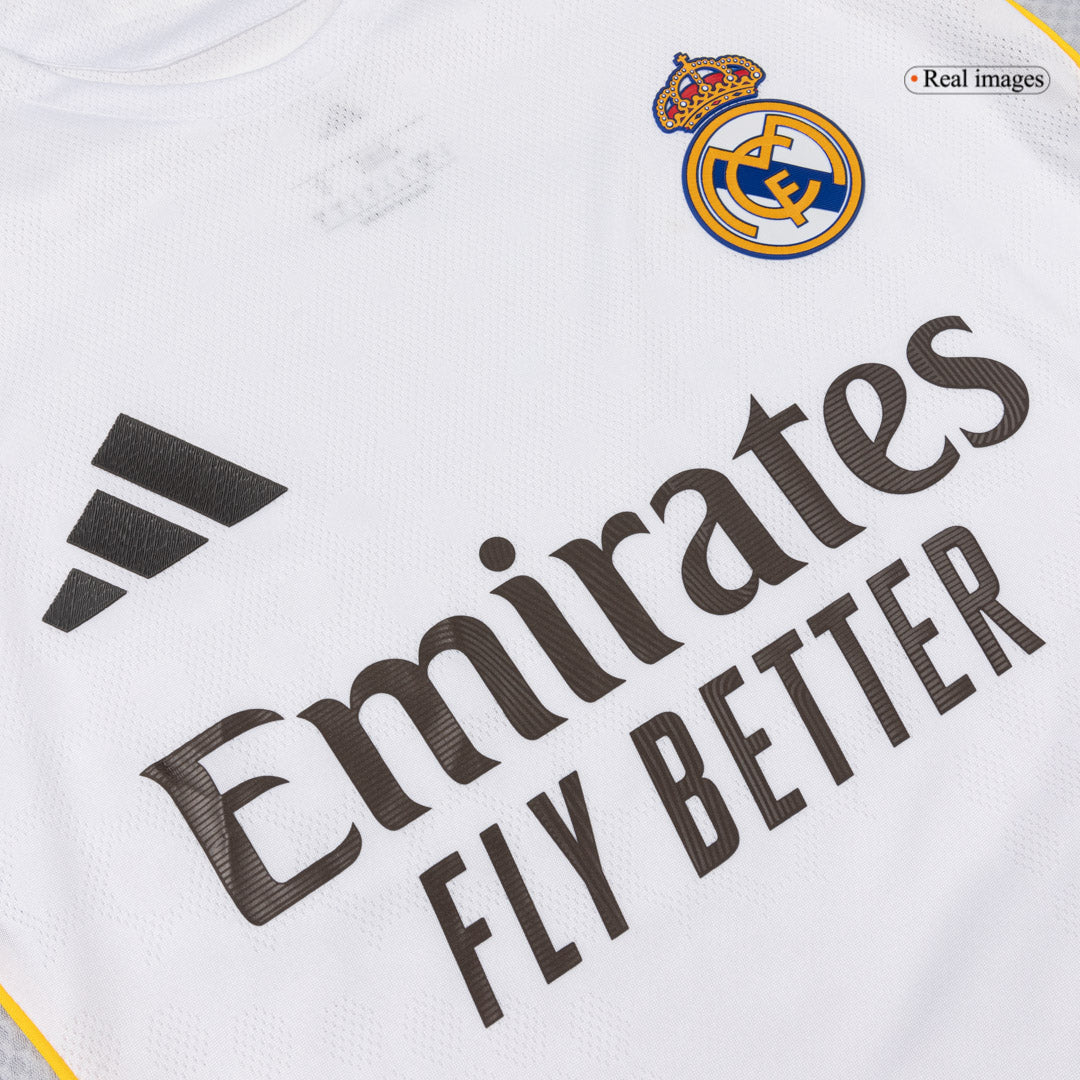Męska Koszulka Domowa Real Madrid ARDA GÜLER #15 Wersja Piłkarska 2025/26 - Slim Fit [PREMIUM]