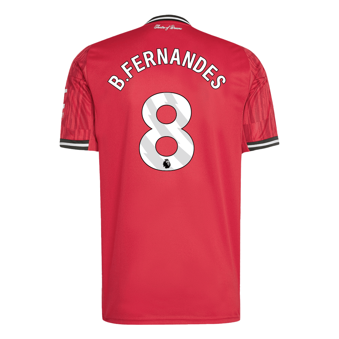 Męska Koszulka Domowa Manchester United B.FERNANDES #8 2025/26 [PREMIUM]