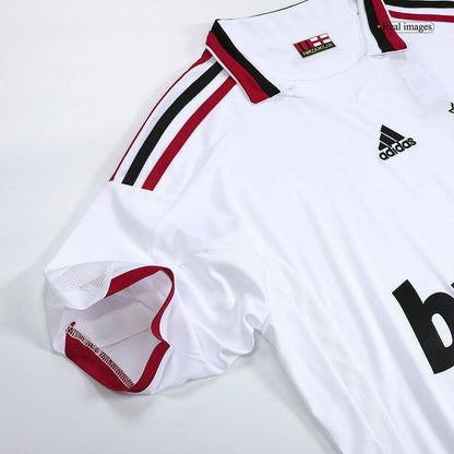 Męska AC Milan Wysokiej jakości wyjazdowa koszulka piłkarska Retro 2009/10 - Topowe Koszulki Pilkarskie Sklep Internetowy