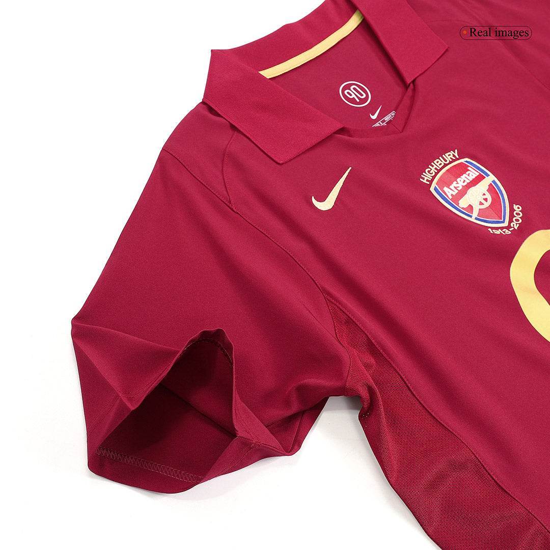 BERGKAMP #10 Męska retro domowa koszulka Arsenal 05/06 - Topowe Koszulki Pilkarskie Sklep Internetowy