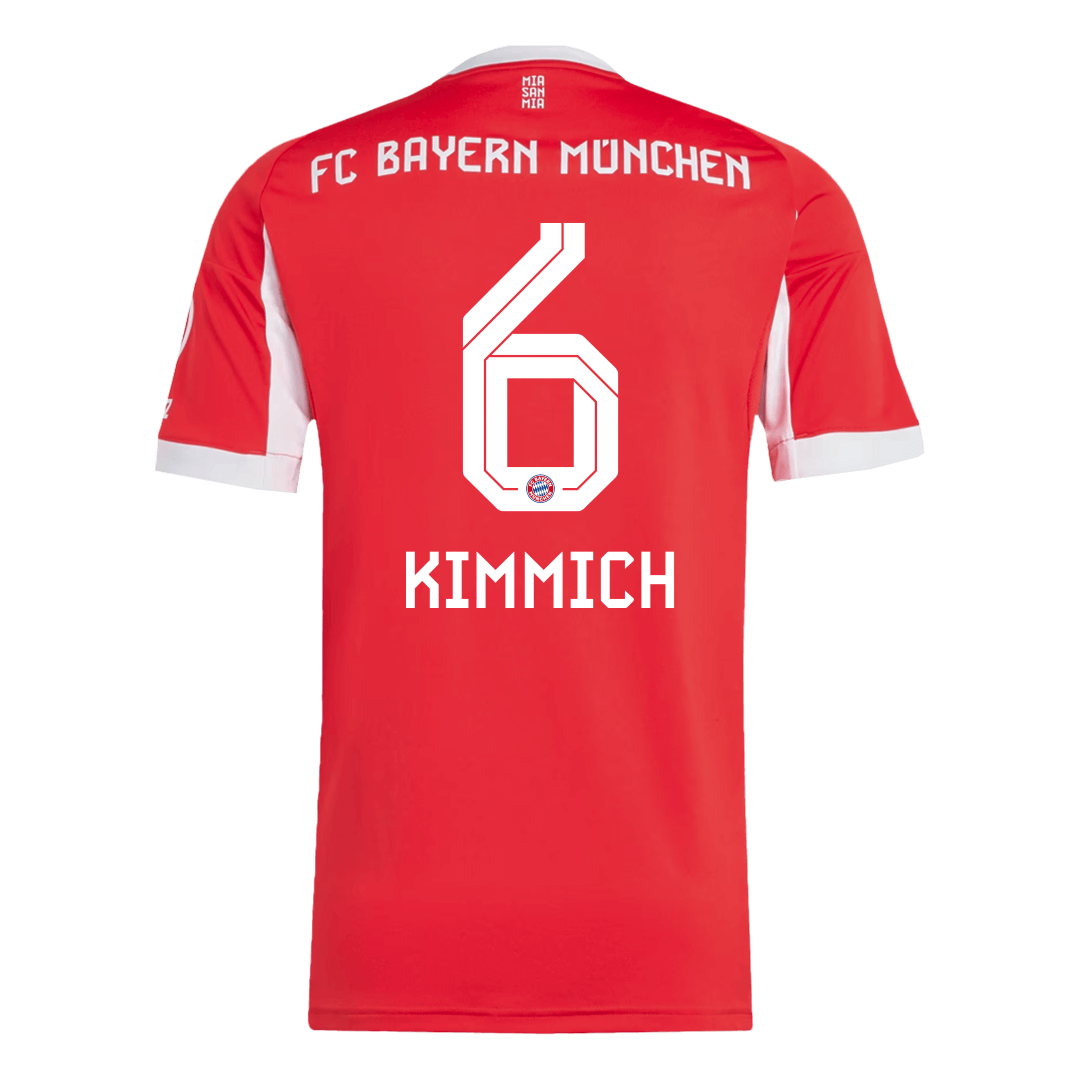 Męska Koszulka Domowa Bayern Munich KIMMICH #6 2025/26 [PREMIUM]