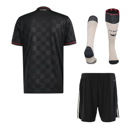 Męski Zestaw Trzecia Wyjazdowa Bayern Munich (Koszulka + Spodenki + Skarpety) 2025/26