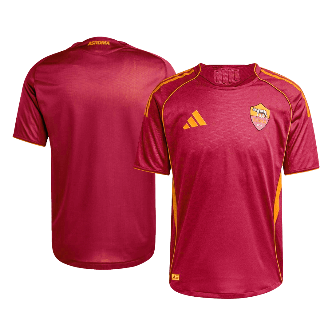 Męska Koszulka Domowa Roma Wersja Piłkarska 2025/26 - Slim Fit