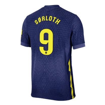 Męska Koszulka Wyjazdowa Atletico Madrid SØRLOTH #9 Wersja Piłkarska 2025/26 - Slim Fit