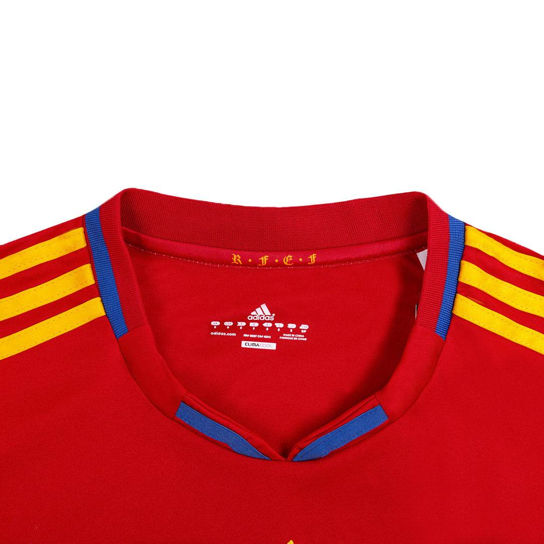 Męska Koszulka Retro Domowa Spain World Cup 2010 - Topowe Koszulki Pilkarskie Sklep Internetowy