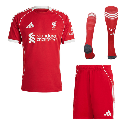Męski Zestaw Domowa Liverpool (Koszulka + Spodenki + Skarpety) 2025/26