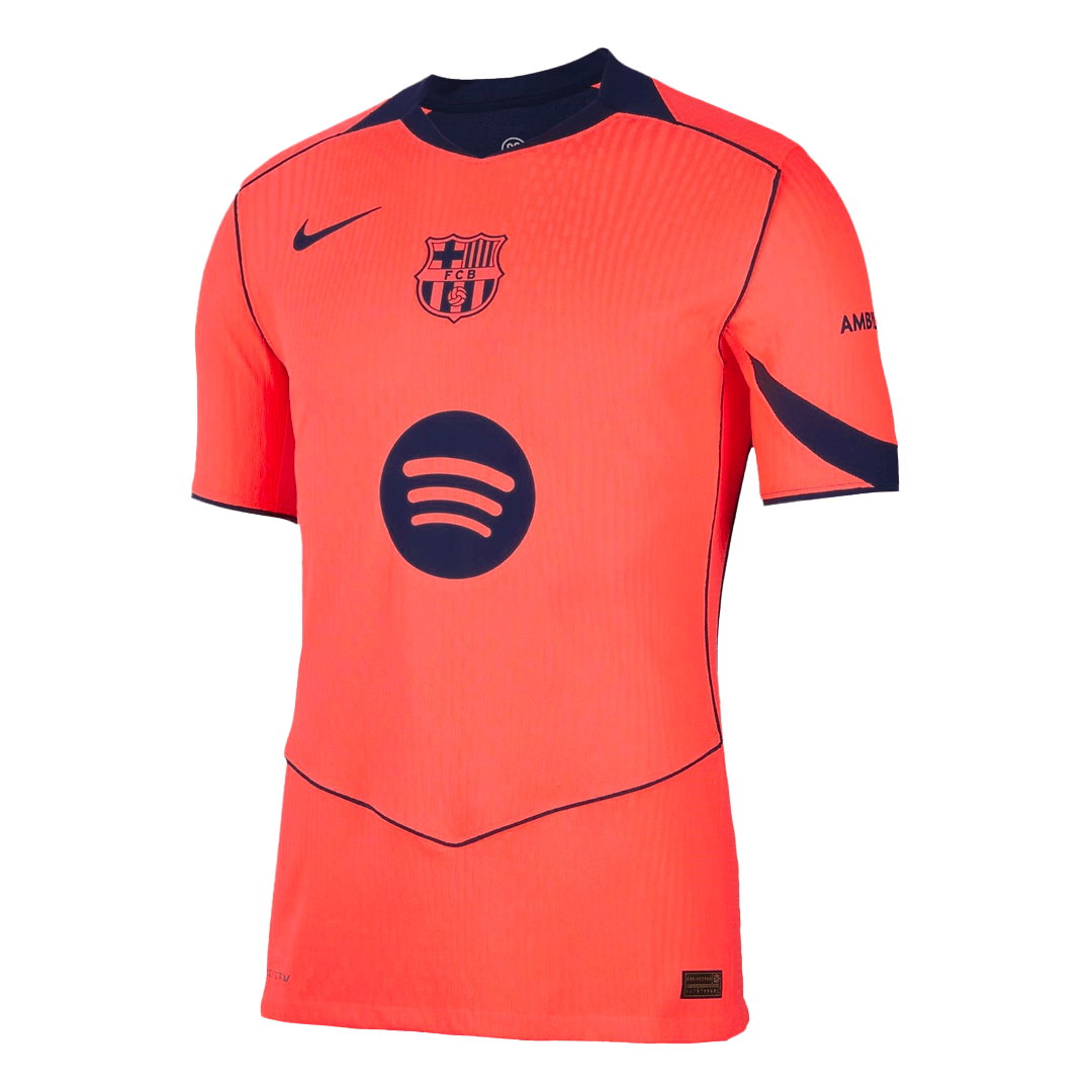 Męska Koszulka Trzecia Wyjazdowa Barcelona ROONY #19 Wersja Piłkarska 2025/26 - UCL - Slim Fit