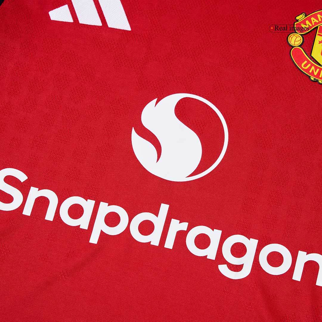Męska Koszulka Domowa Manchester United Wersja Piłkarska 2025/26 - Slim Fit - Topowe Koszulki Pilkarskie Sklep Internetowy