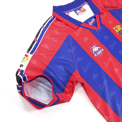 Koszulka Retro Domowa Barcelona 1996/97 - Topowe Koszulki Pilkarskie Sklep Internetowy