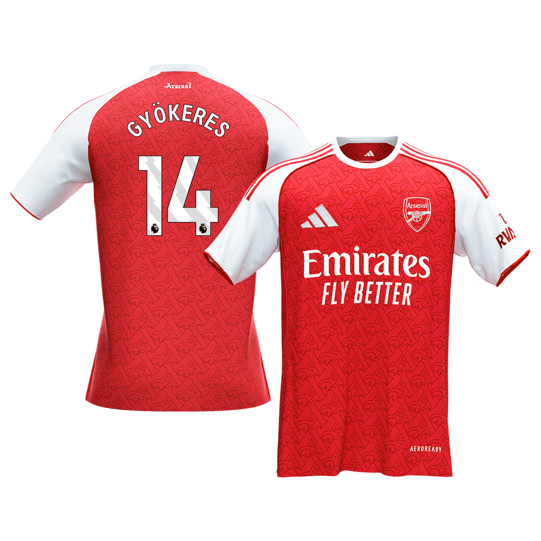 Męska Koszulka Domowa Arsenal GYÖKERES #14 2025/26 [PREMIUM]