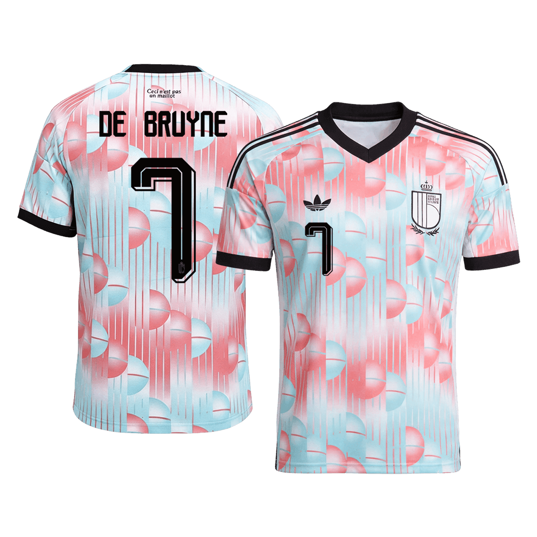 Męska koszulka Belgii wyjazdowa DE BRUYNE #7 - Mundial 2026