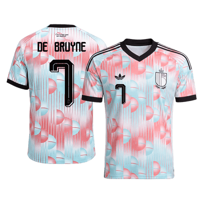 Męska koszulka Belgii wyjazdowa DE BRUYNE #7 - Mundial 2026