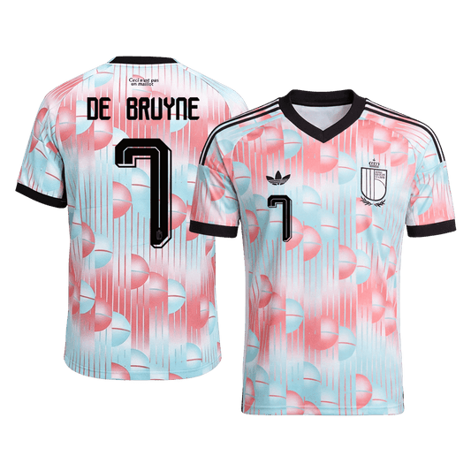Męska koszulka Belgii wyjazdowa DE BRUYNE #7 - Mundial 2026