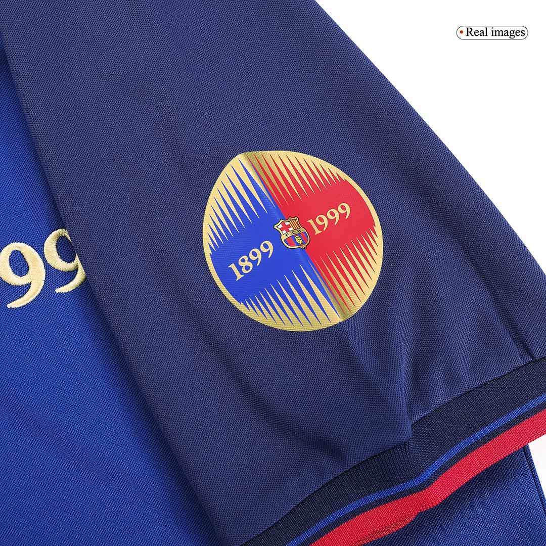 Koszulka Retro Domowa Barcelona GUARDIOLA #4 1999/00 - 100th Anniversary - Topowe Koszulki Pilkarskie Sklep Internetowy