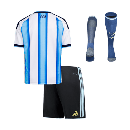 Dziecięcy Zestaw Domowa Argentina (Koszulka + Spodenki + Skarpety) World Cup 2025/26