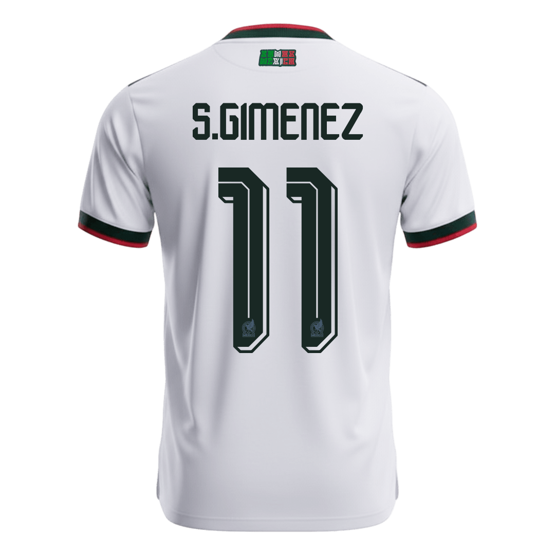 Męska koszulka Meksyku wyjazdowa S.GIMENEZ #11 - Mundial 2026
