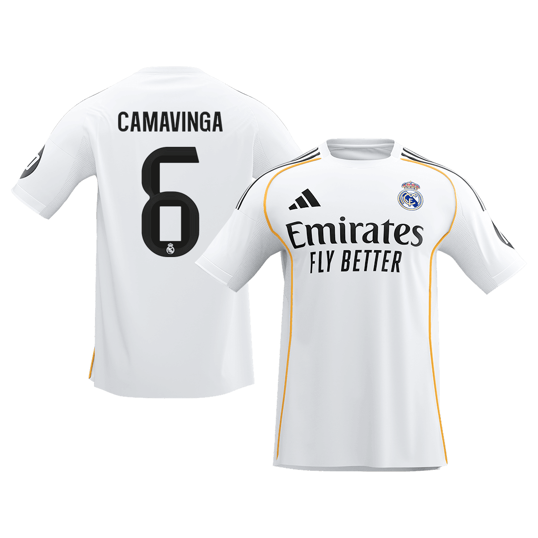 Męska Koszulka Domowa Real Madrid CAMAVINGA #6 2025/26 [PREMIUM] - Topowe Koszulki Pilkarskie Sklep Internetowy