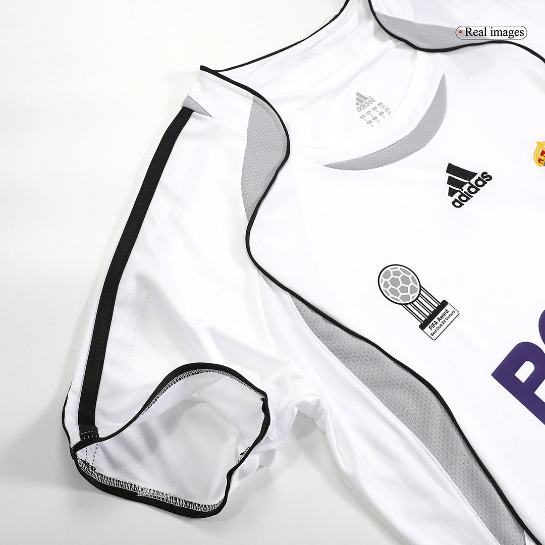 Męska Koszulka Retro Domowa Real Madrid 2006/07