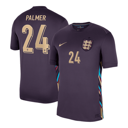 Męska Koszulka Wyjazdowa Anglia PALMER #24 Euro 2024 - Topowe Koszulki Pilkarskie Sklep Internetowy
