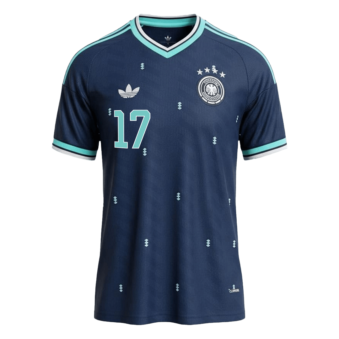 Męska koszulka Niemiec wyjazdowa WIRTZ #17 – Mundial 2026