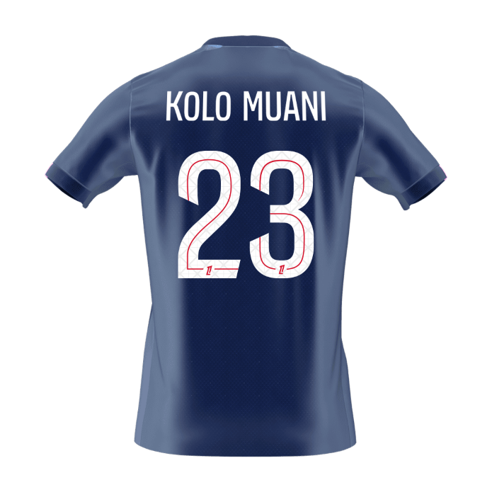 Męska Koszulka Domowa PSG KOLO MUANI #23 2025/26 [PREMIUM]