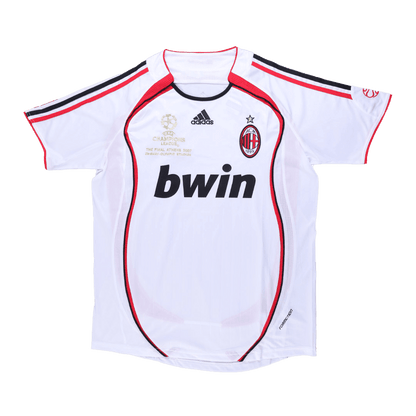 Męska koszulka retro AC Milan 2006/07 wyjazdowa - UCL - Topowe Koszulki Pilkarskie Sklep Internetowy